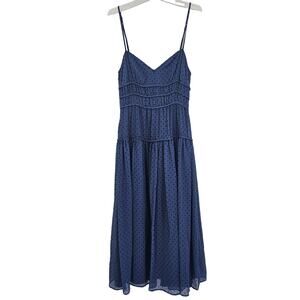 La Maison Talulah Womans size M Sorrento Midi Dress in Azure Blue Babydoll